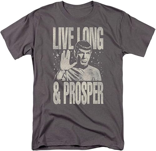Popfunk Star Trek Spock Live Long and Prosper T Shirt & Stickers