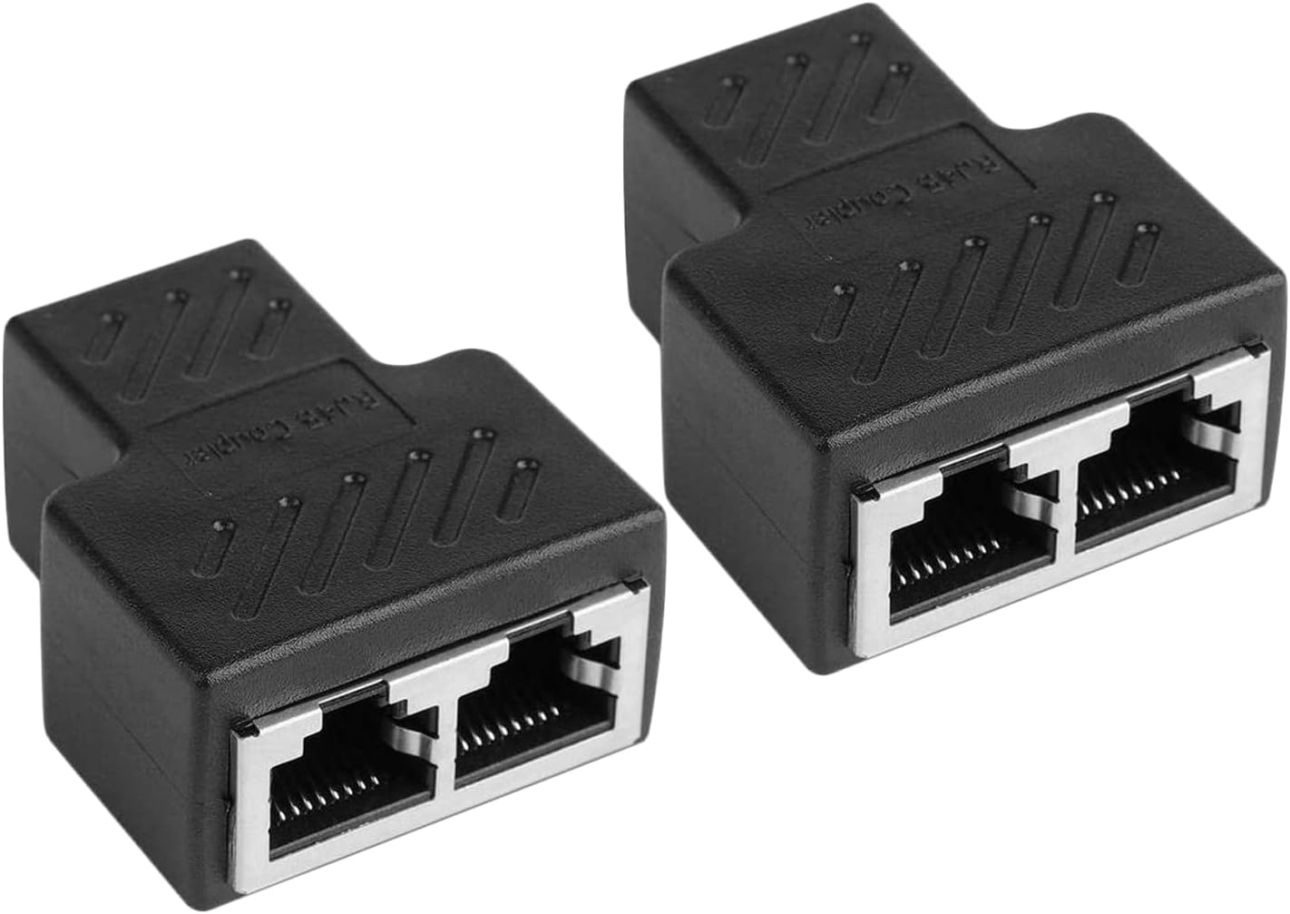 Smart Source RJ45 Splitter Adapter, LAN Network Adapter, 2 PCs Works Simultaneously without Power, Ethernet connection Extender, Ethernet Socket 1 in 2 Out Network Adapter, Cat5/Cat6 LAN Socket 1 Pair