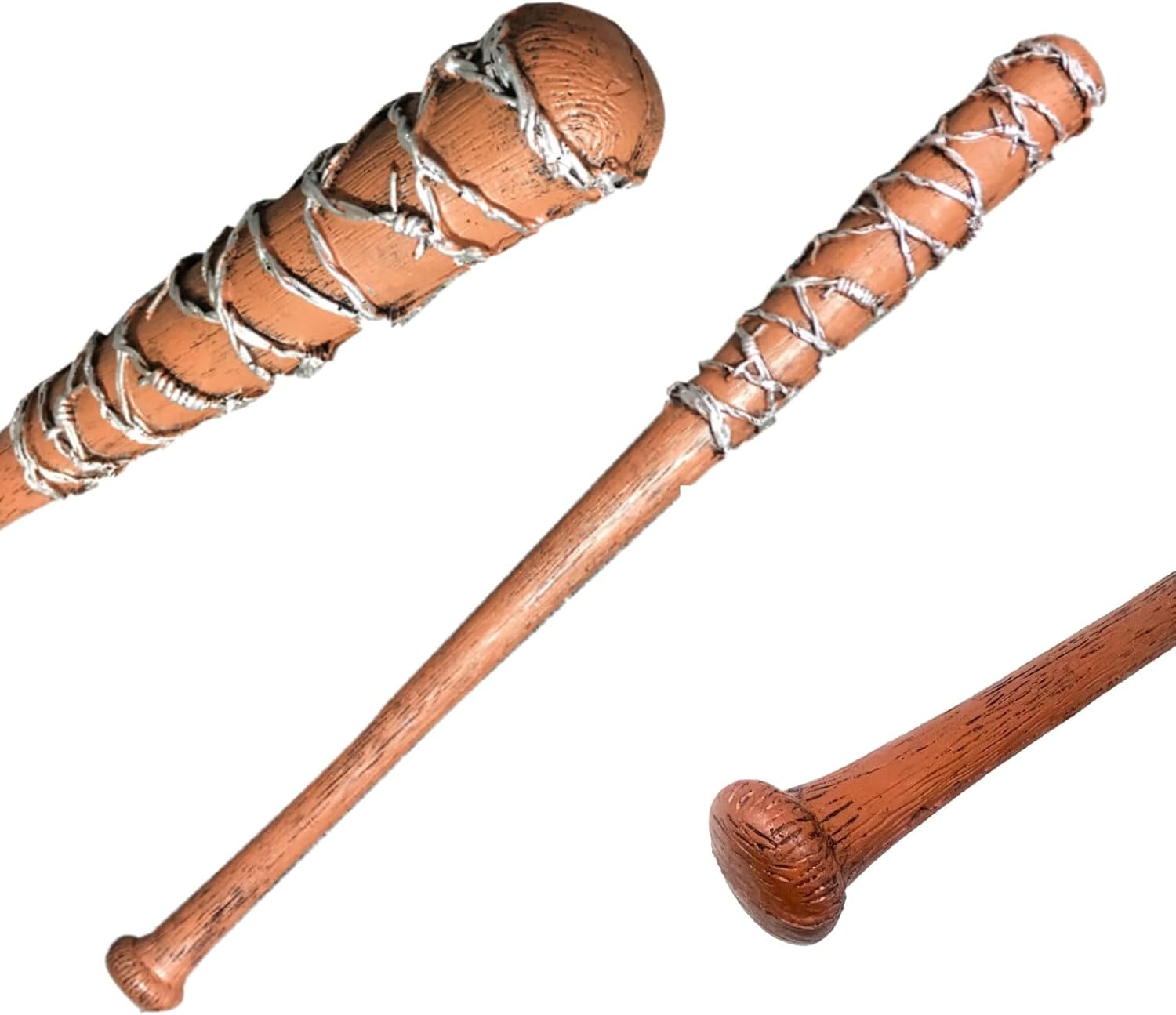 36 Inch Dead Walking Foam Bat with Barbed Wire for Replica, Costume, Cosplay, Halloween, and Collection