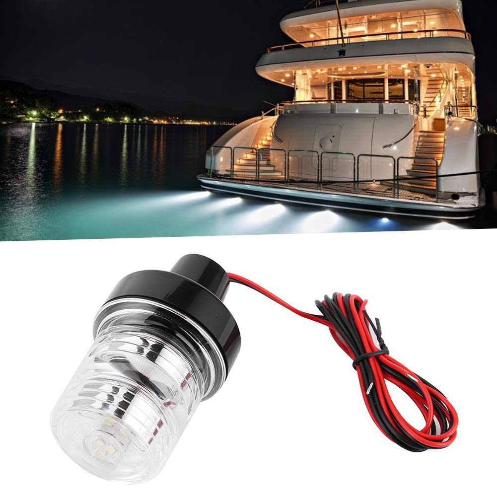 Luz De Proa Para Barco 12V - Doble Color Rojo/Verde, IP67, Para Embarcaciones Hasta 20m, LED De 1.4W