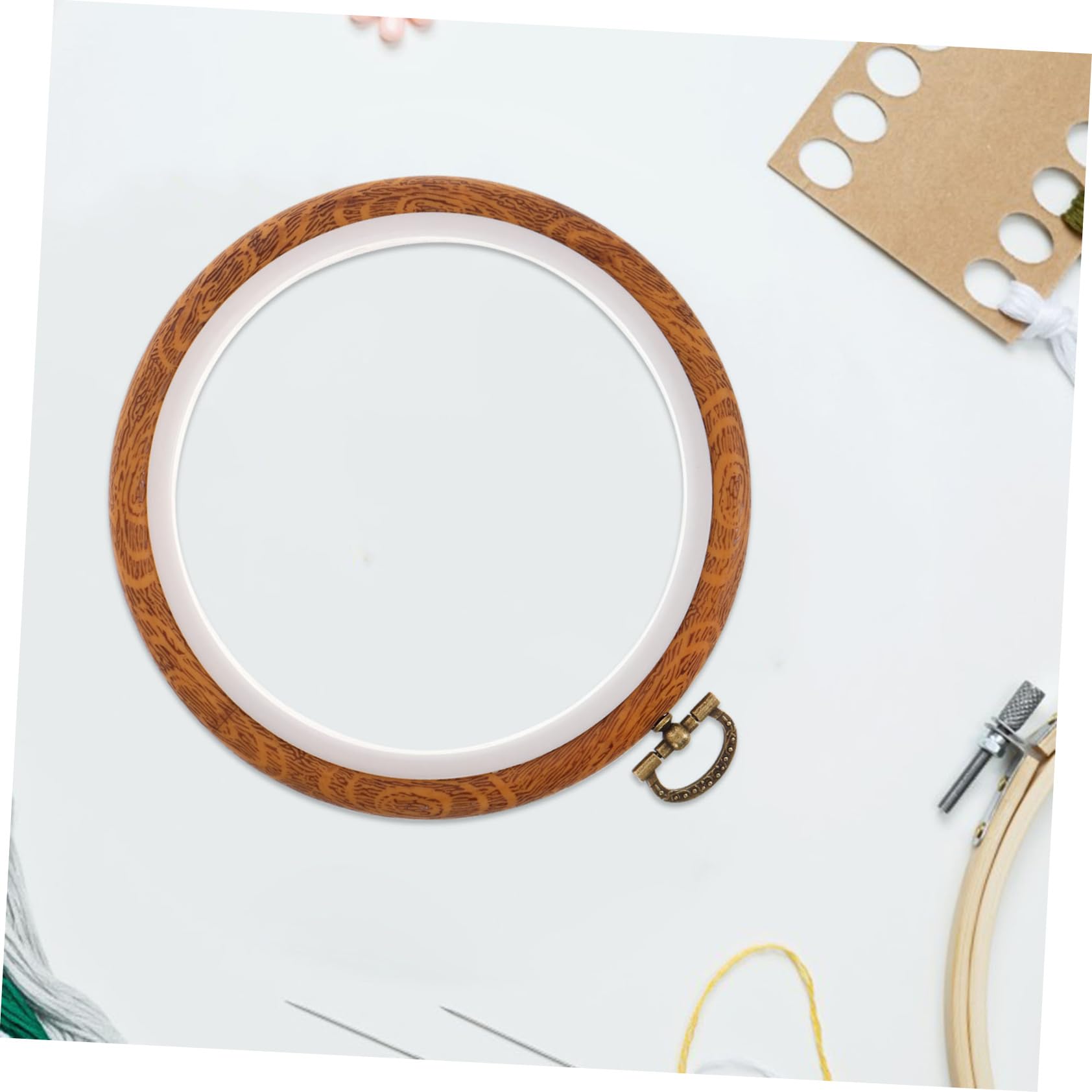 SHINEOFI Aro de Bordado Circular para Bordar, 10 Unidades, Kit DIY