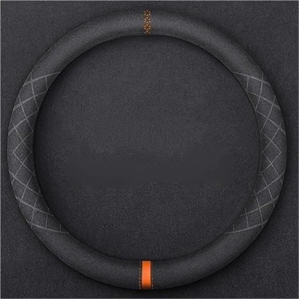 ZYMKKDYLM Car Steering Wheel Cover Protection compatible for BMW Z4 Z4M E85 E86 E89 G29 E52 20i 30i M40i Anti-slip Breathable Soft Steering Wheel Cover, Car Decor Supplies,O-Brown