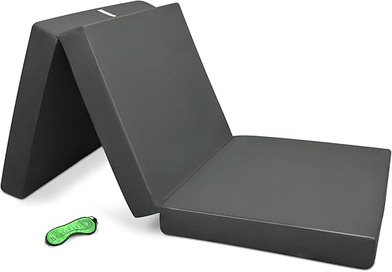 Letto Campeggio Materasso Da Viaggio FORTISLINE - Materasso Pieghevole 180 X 65 X 7 Cm - 3 Pezzi - H2 Per Materassino Per Lettino Da Campeggio Letto Pieghevole - Foto 9