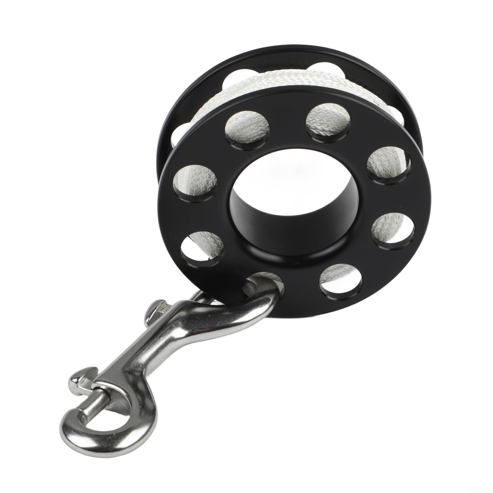 Scuba Diving Reel, Folding Scuba Diving Spool Reel, Double Hook Snap, 15-50m(15m)