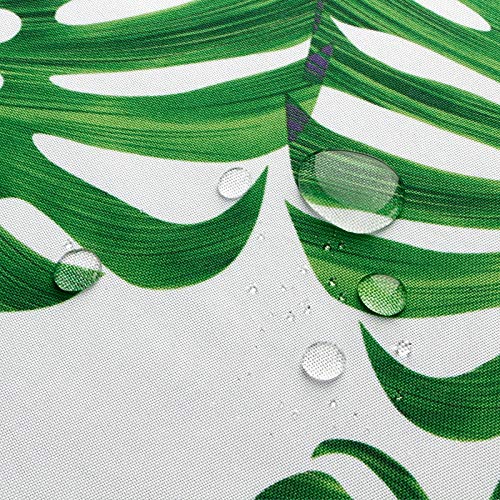 Image of EHouseHome Outdoor Indoor 60x84 inch Rectangle Tablecloth with Umbrella Hole and Zipper, Waterproof Zippered Patio Cloths, Spring /Summer Table Covers for Backyard Circular Table /BBQs /Picnic