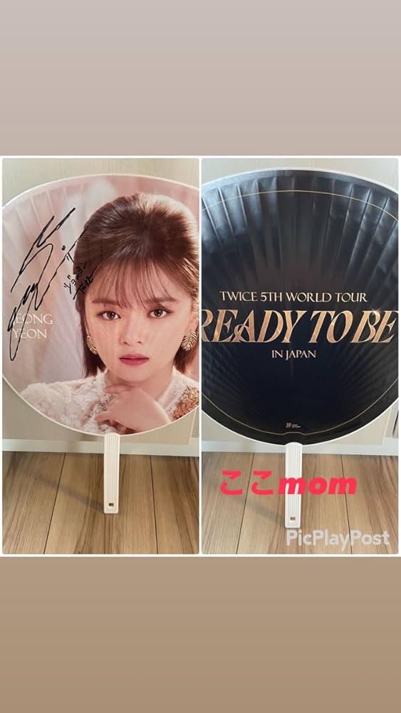 Amazon.co.jp: TWICE サイン入りうちわ ジョンヨン : ホーム