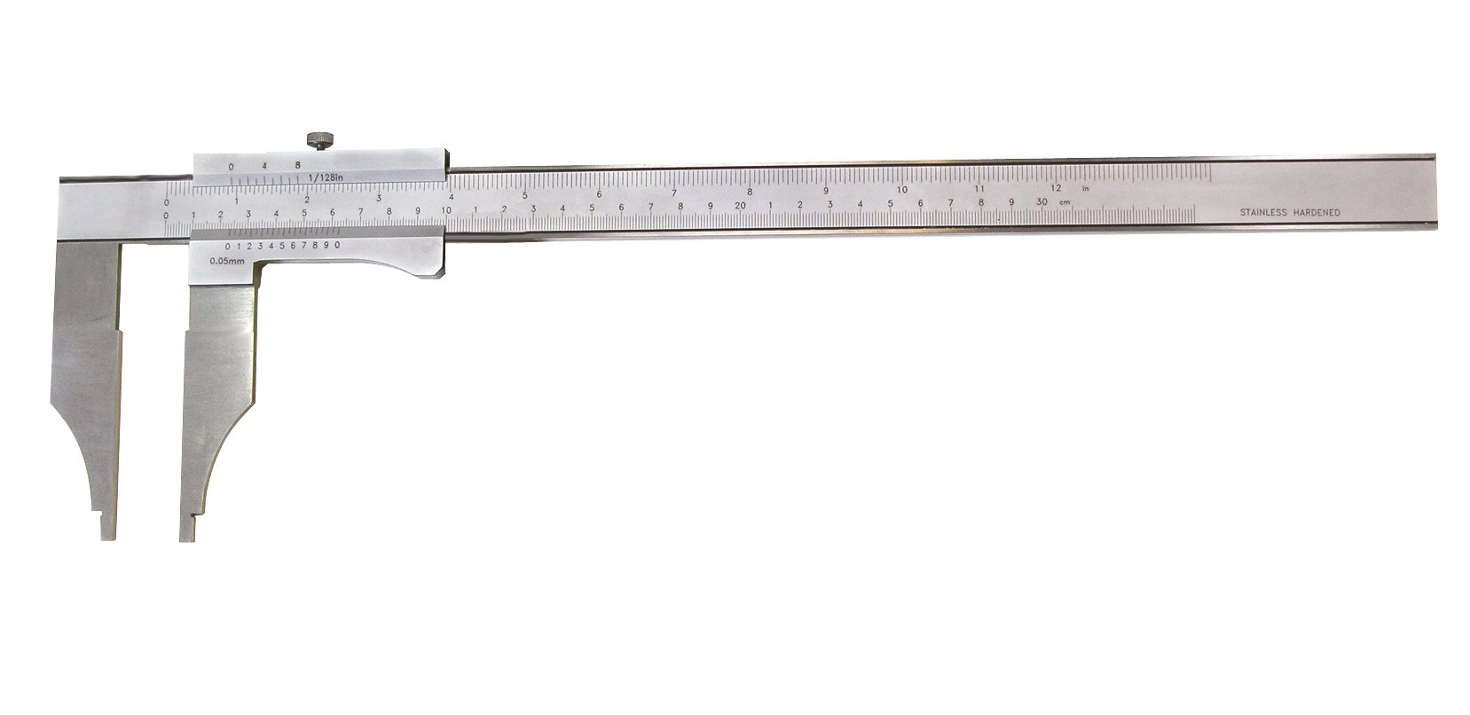 Calibre de precisión para taller, sin puntas y sin ajuste fino (800 mm/200 mm)