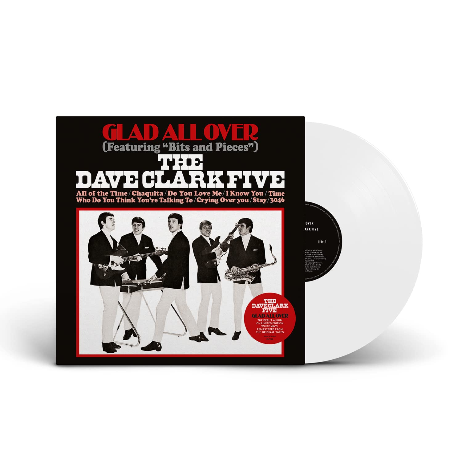The Dave Clark Five - Glad All Over (White Vinyl) 12"" | SEALED | FAST TRACKED