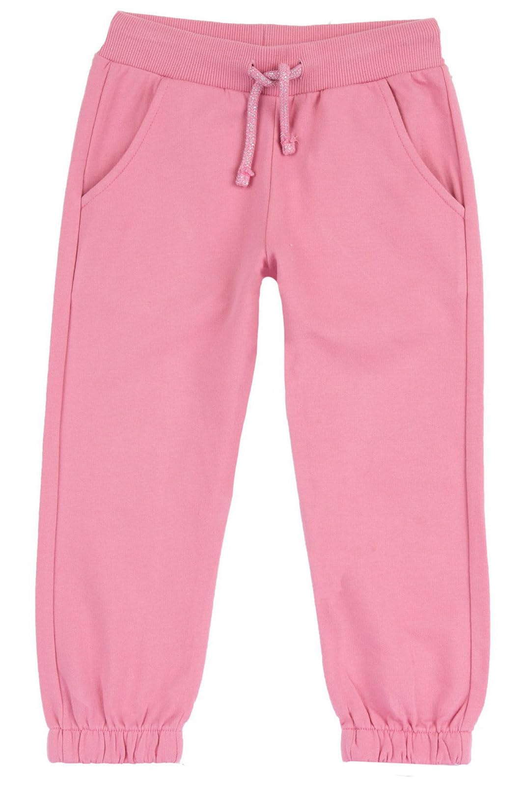 Chicco, Pantaloni Bambina, Set di 2 Pantaloni Lunghi in Felpa 100% Cotone, Abbigliamento Bambina, Designed in Italy