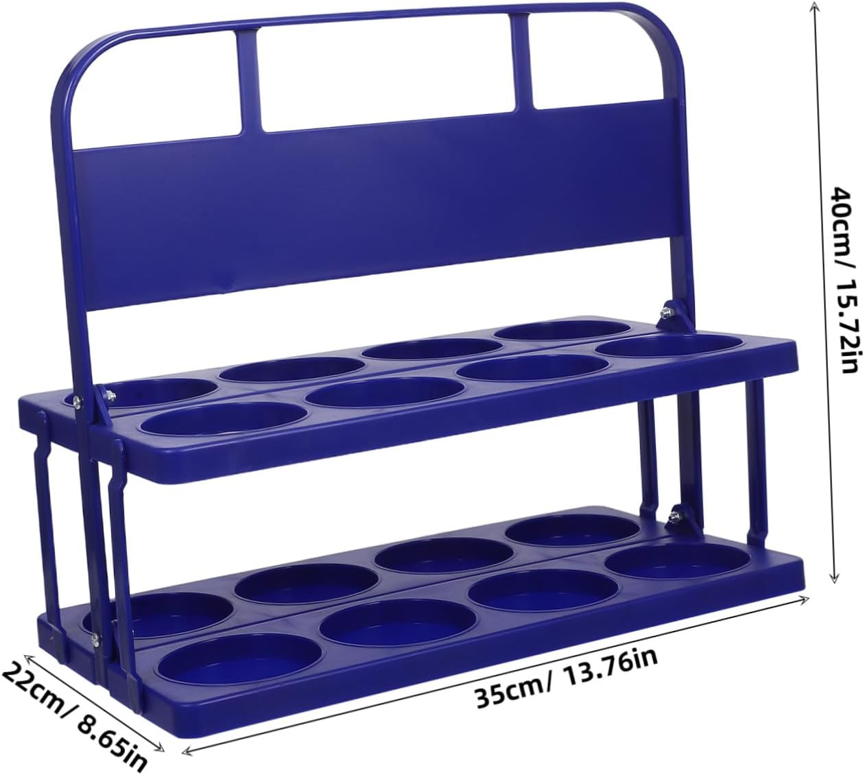 Reusable Cup Beverage Carrier with Handle Foldable Plastic Drink Holder for Sports Teams Outdoor Activities Efficient Beverage Service for Events and Tournaments