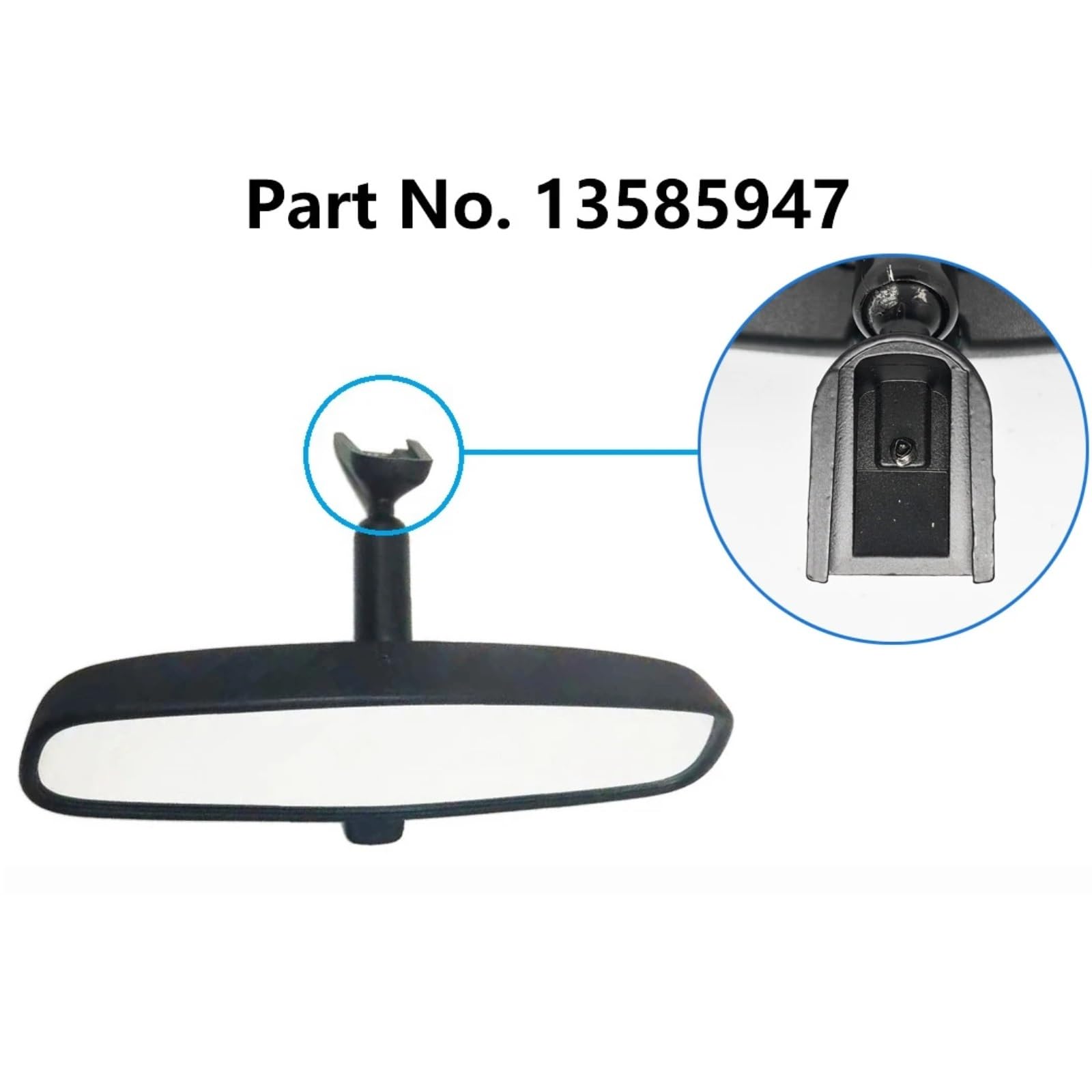 Compatibile Con Chevy Per Sonic 2012 2013 2014 2015 2016 2017 2018 Specchio Retrovisore Interno Regolabile Per Parabrezza 13585947 13503045