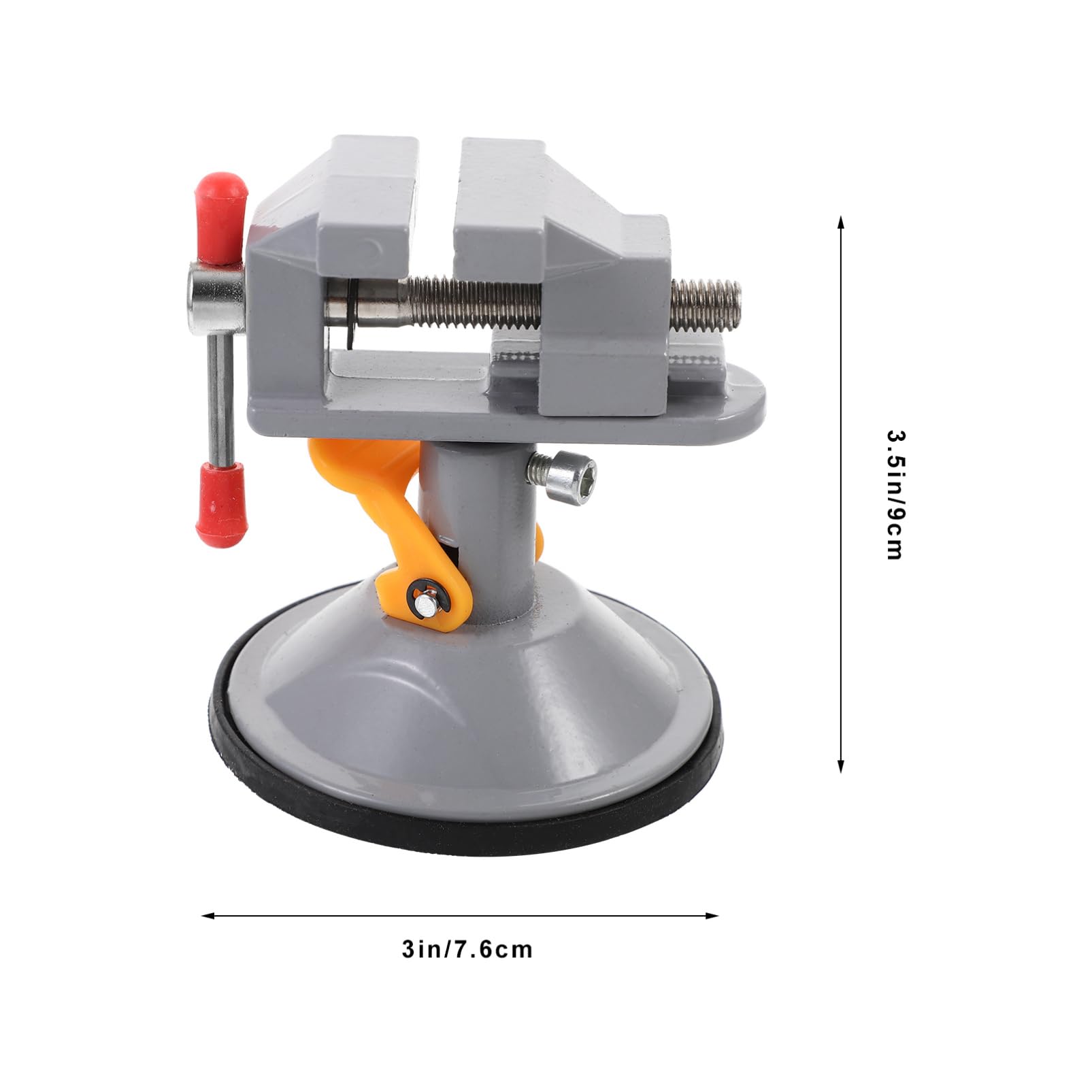 Holibanna Table Vise Clamp with Rotation Portable Welding Table Clamp for Woodworking Stylish Design Stable Suction Cup Essential Hand Tool for Convenient Work