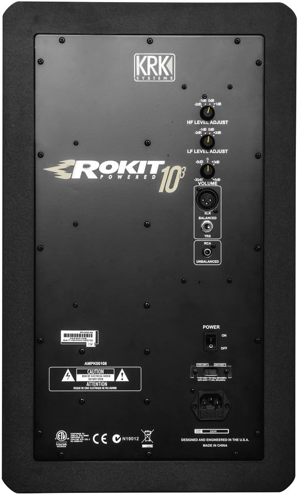 KRK's ROKIT 10-3 G3 Powered Studio Monitor - Black