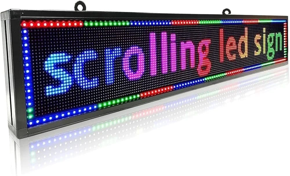 ☆ Custom Hanger LED Board　　　　　【数量限定】 LED rgb Welcome Sign board, Programmable Display, L 4ft. W 1ft