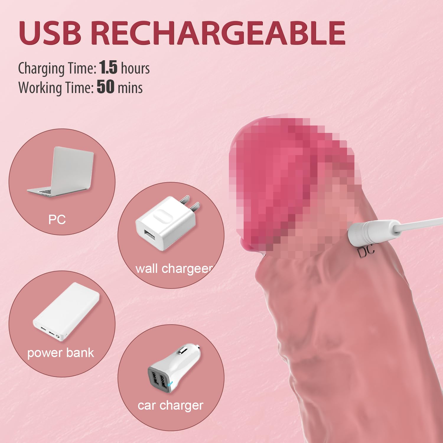 Sexytoysys Coppia Giochi Erotiici per Coppie - Sex Toys Guaina Fallica Uomo, Sex Toys Vibratore per Uomo, Giochi Sessuali 10 Modalità Vibrazione, Exytoysys Estensore Pene Prolunga 6CM Anello Vibrante