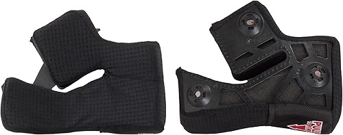 BELL Race/Pro Star Cheekpads - Accesorios para casco de motocicleta de triple densidad, color negro / 1.969 in