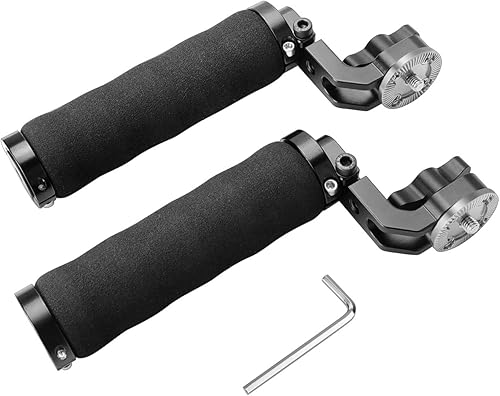 Miniatura 5 de Empuñadura con conexión de rosca roseta M6 para jaula de cámara Sistema de hombro de 0.591 in