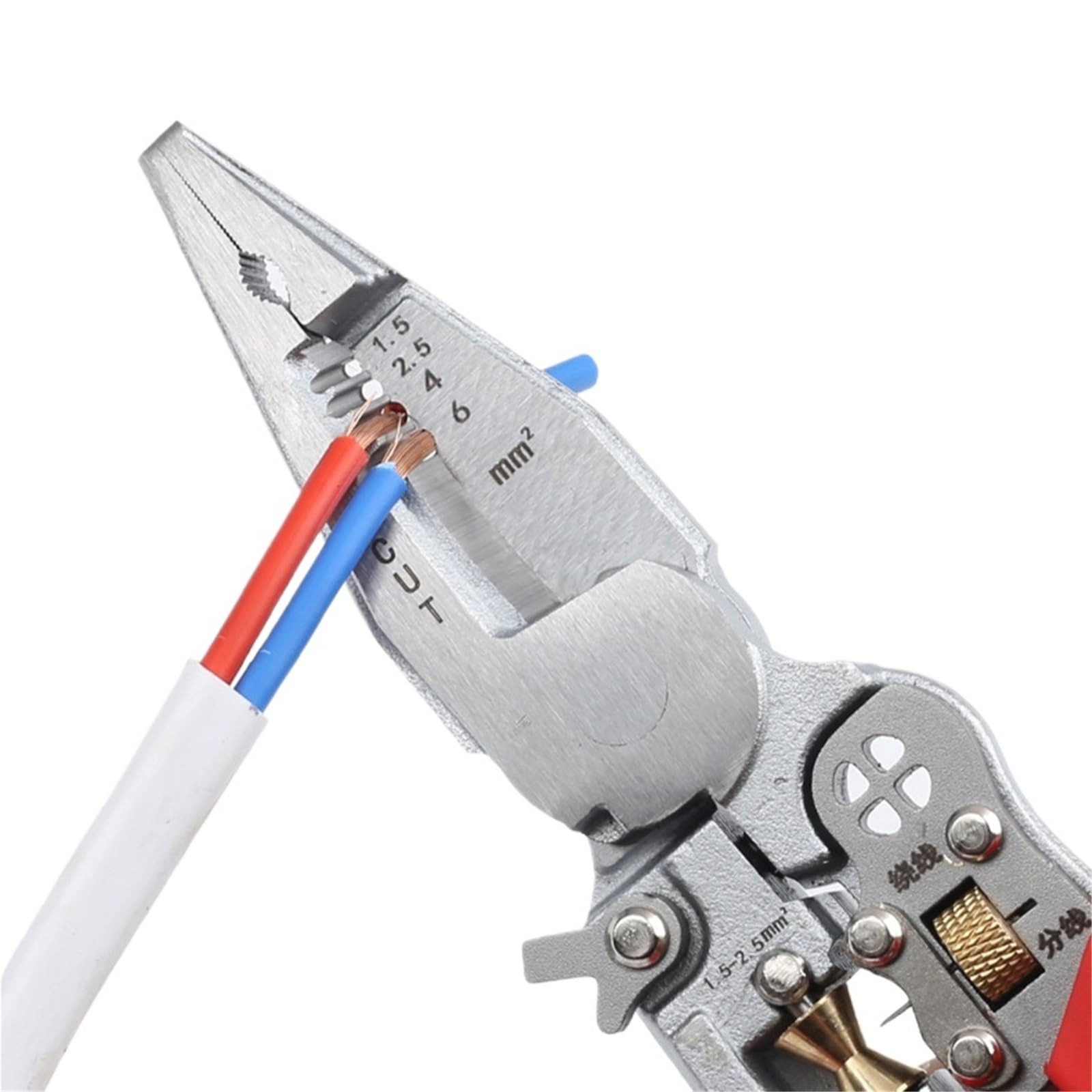 Spellafili di precisione in acciaio inossidabile 9 in 1 Strumento for pinze elettriche Spellafili 9 in 1