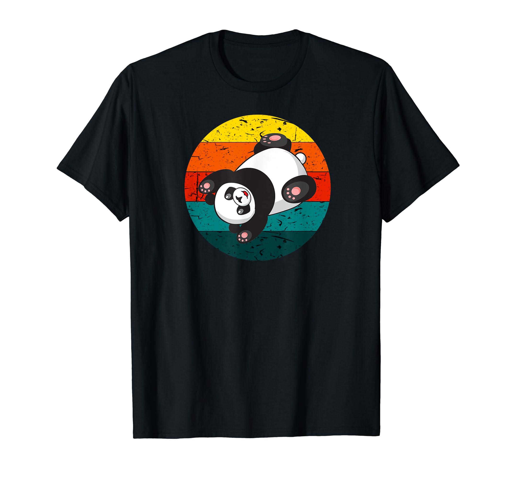 Amazon | かわいいパンダ ローリングパンダ Tシャツ | Tシャツ
