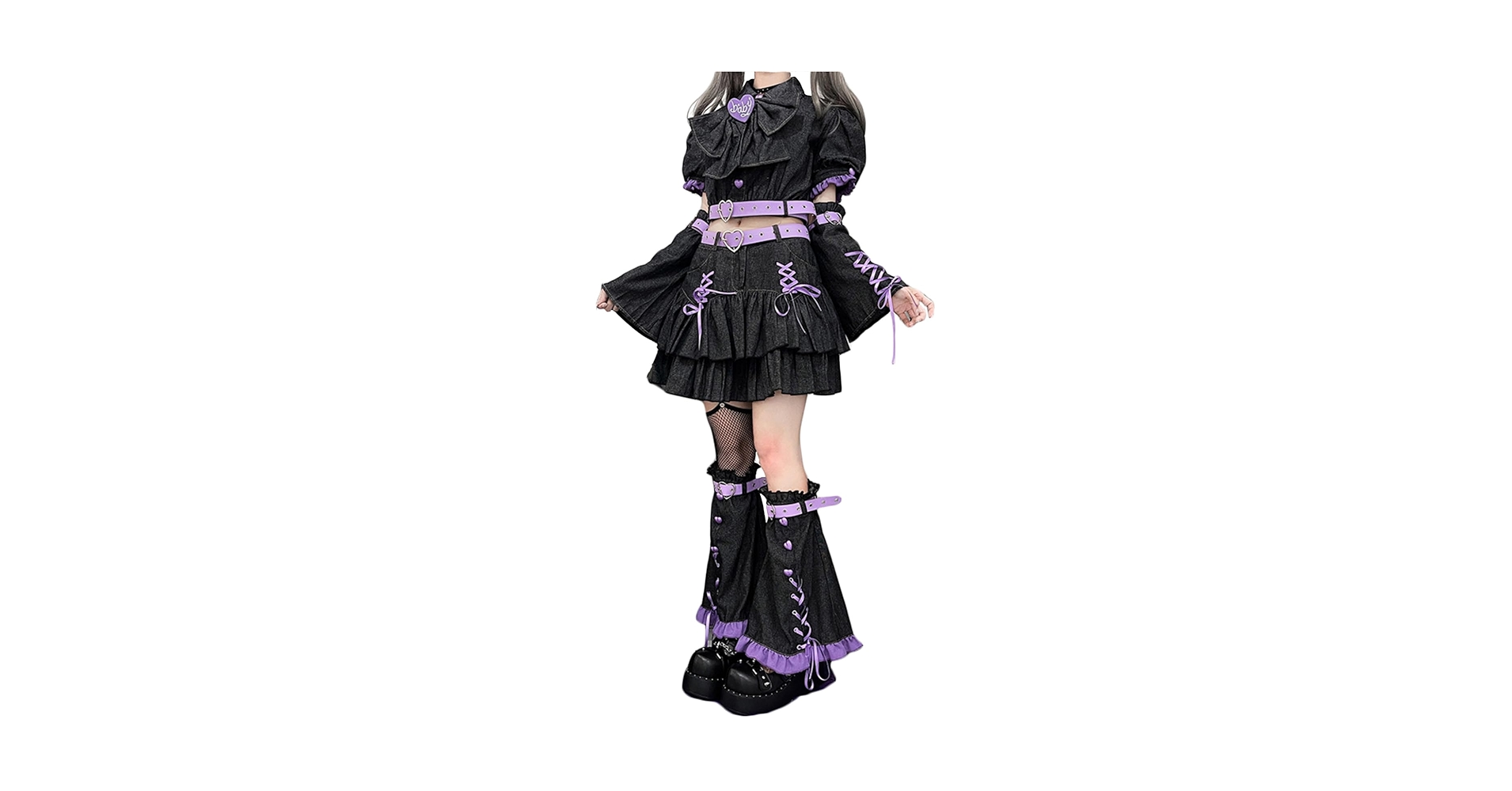 AKBヘビロテ風コス 5点セット ゴスロリ・ロリータ コスプレ衣装 黒とピンク Amazon.co.jp: [SSUPTEMBER2] ワンピース ゴスロリ ゴシック