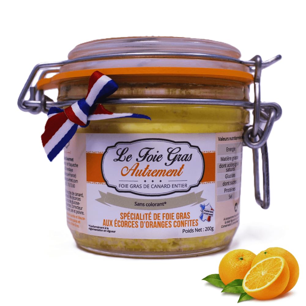 La Caja de las Maravillas Afrutadas 3 × 80 g – Trío de Foie Gras Enteros al Limón Confitado, Naranja y Manzana – Relais Gourmet | Artesanal Francés | Ideal para Estuches y Regalos Gourmet