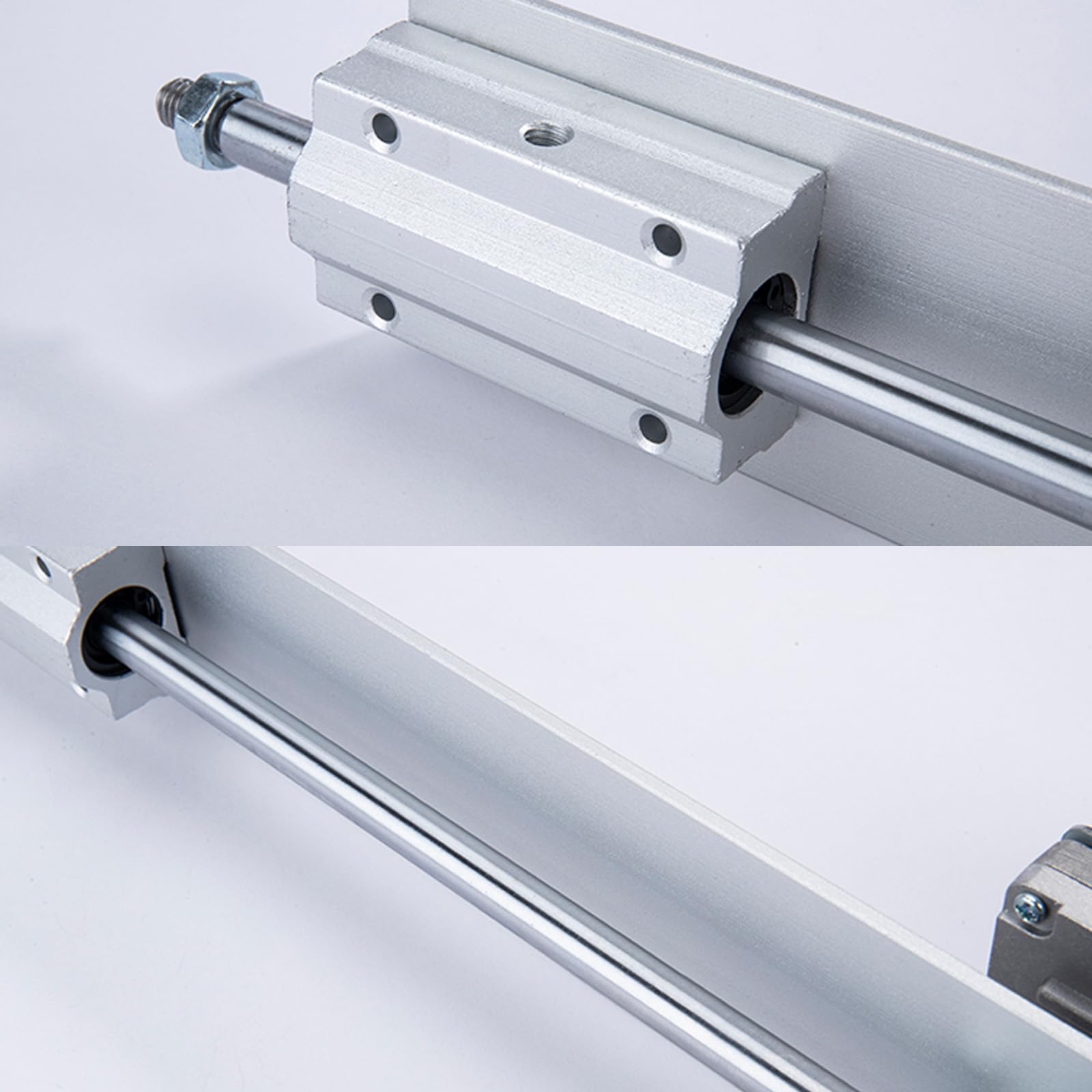Actionneur Linéaire à Cycle Alternatif, Moteur Télescopique Réglable à Engrenages CC 12 V/24 V Bricolage Avec Contrôleur de Vitesse Course 3-15cm (DC24V, 90tr/min) avec Régulateur de Vitesse et Connec