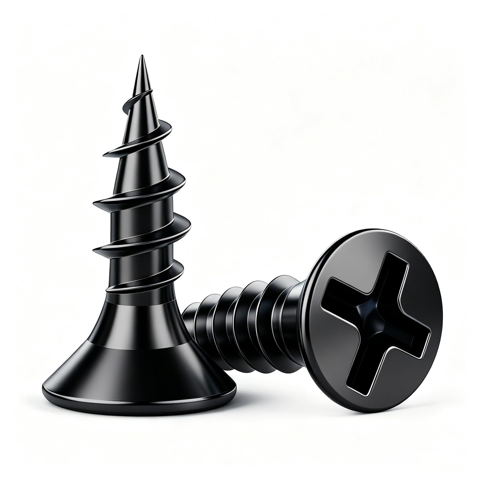 Wensilon 385PCS Wood Screws Assortment Kit, Black Flat Head Screws — Amazon image 20
