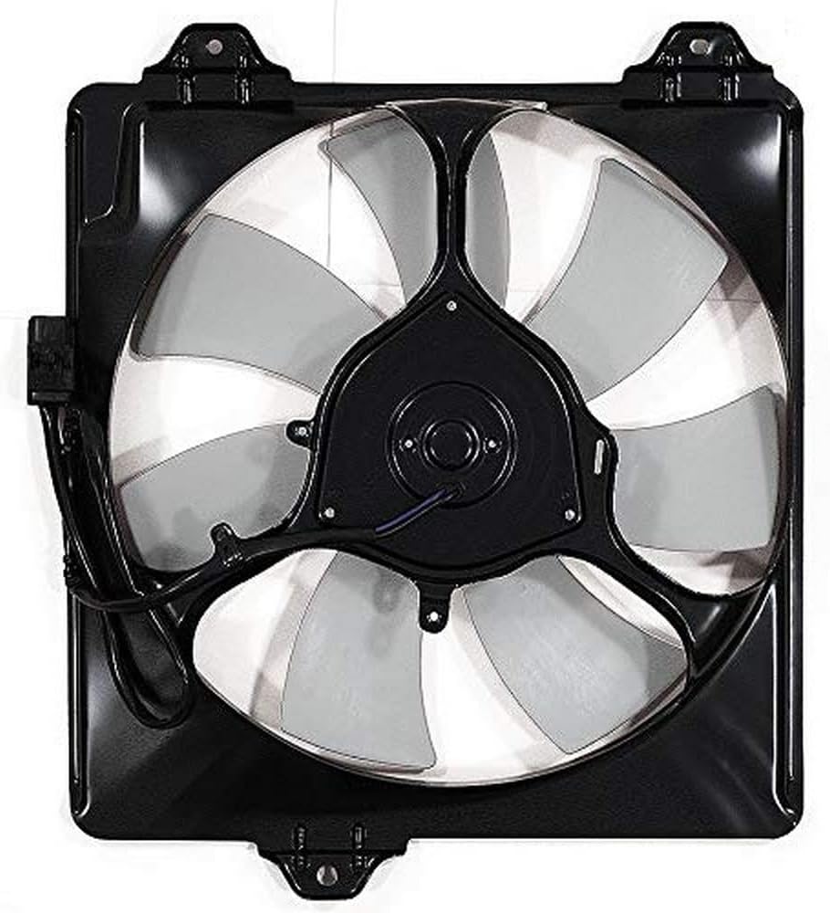 Agility Auto Parts 6034137 A/C Condenser Fan Assembly (Use Garage Tool to Check Correct Compatibility)