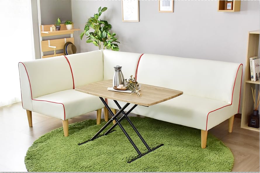 Amazon.co.jp: 昇降テーブル リフトテーブル 幅85cm 完成品 昇降式