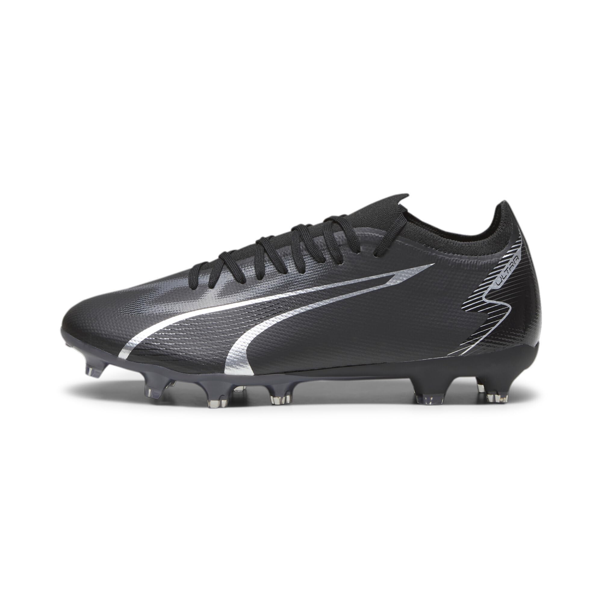 PUMA Ultra Match Fg/Ag erkek futbol ayakkabısı, Puma Black Asfalt, 41 EU