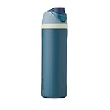 Owala FreeSip Insulated Stainless Steel Water Bottle with Straw, BPA-Free Sports Water Bottle, Great for Travel, 24 Oz, Denim