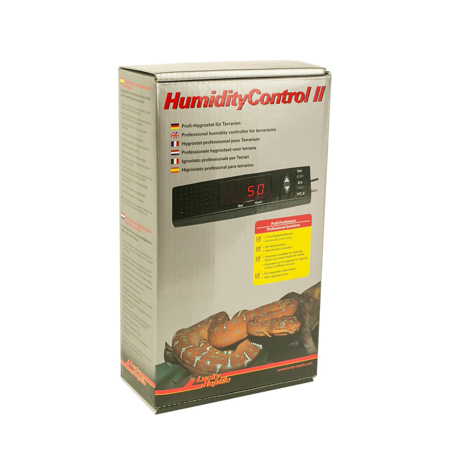 Lucky Reptile HC-2 Humidity Control II, Hygrostat für Terrarien, ca. 8x3x17 cm