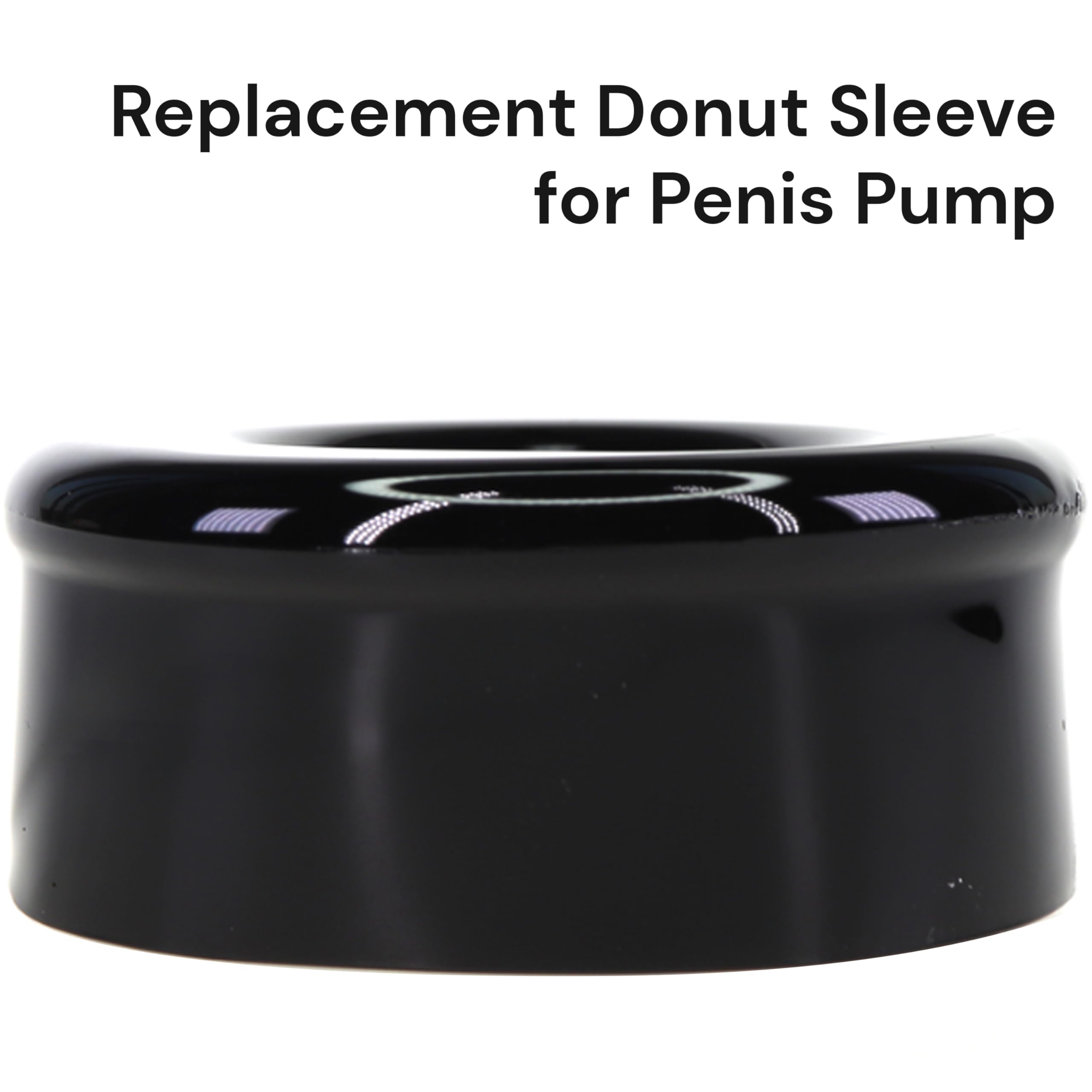 Joint pompe pénis manchon de remplacement 7.5x3.3cm Ø6.5cm TPE noir manchette universelle pour pompe à pénis homme accessoire pompe agrandisseur pénis embout confortable étanche durable FOPS P02-5