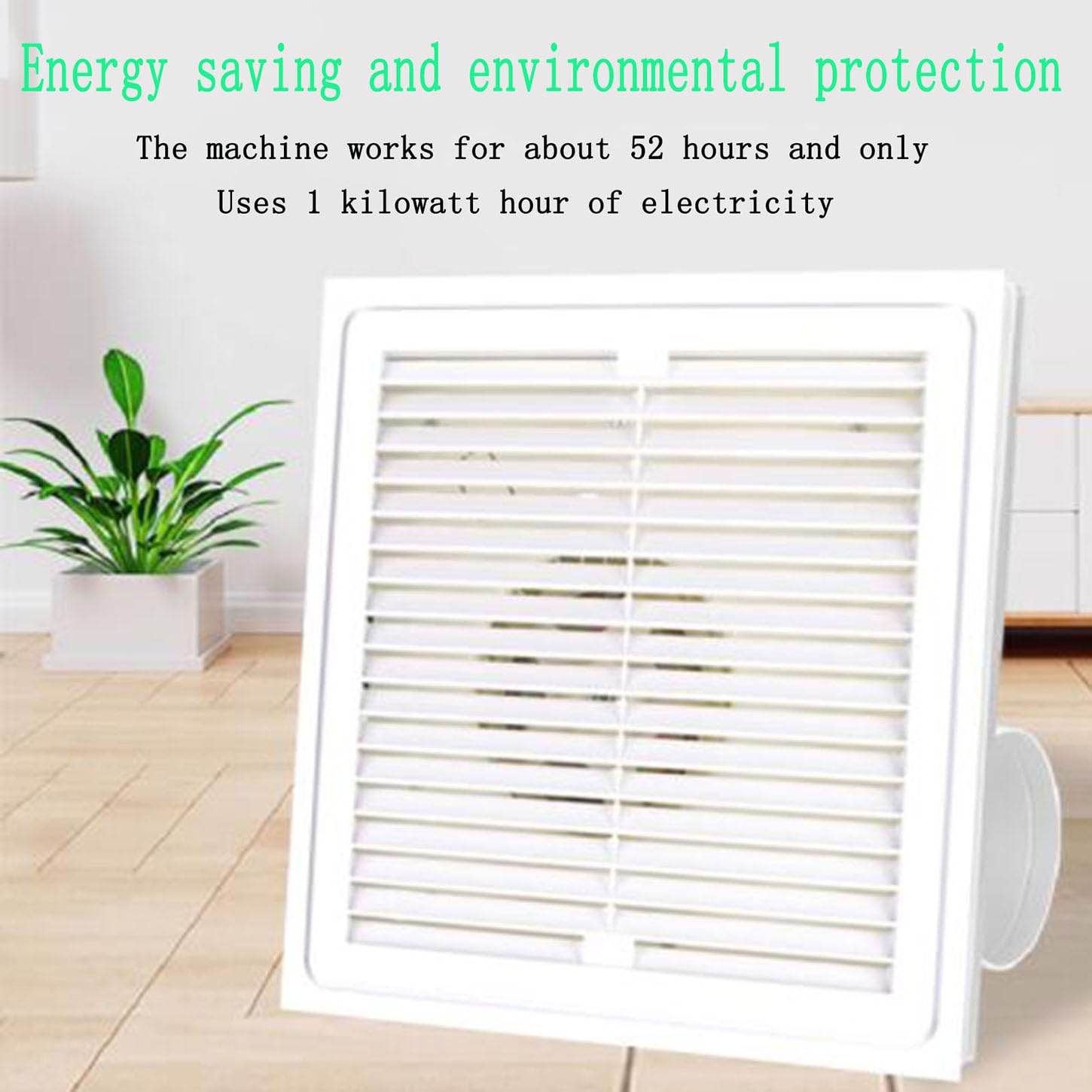 300 * 300 Mm Extractor De Aire Techo,138 M³/H Extractor Cocina,IPX2 Resistente Al Agua,220V Rejillas Dextractor,para Baño, WC, Tienda, Oficina, Garaje Ventilador Extractor