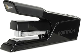 Office EZ Squeeze 40 Sheet Flat Clinch Desktop Stapler, Reduced Effort, Black (B9040)
