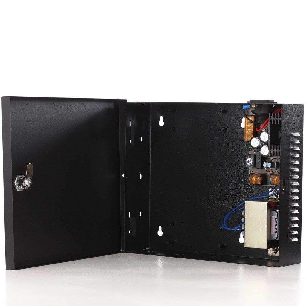 UHPPOTE Kit Complet de Contrôle d'Accès TCP IP Network Board Panel de contrôle d'accès Alimentation de Courant AC230V Serrure Magnétique Maintien de Force 600Lbs 280Kg