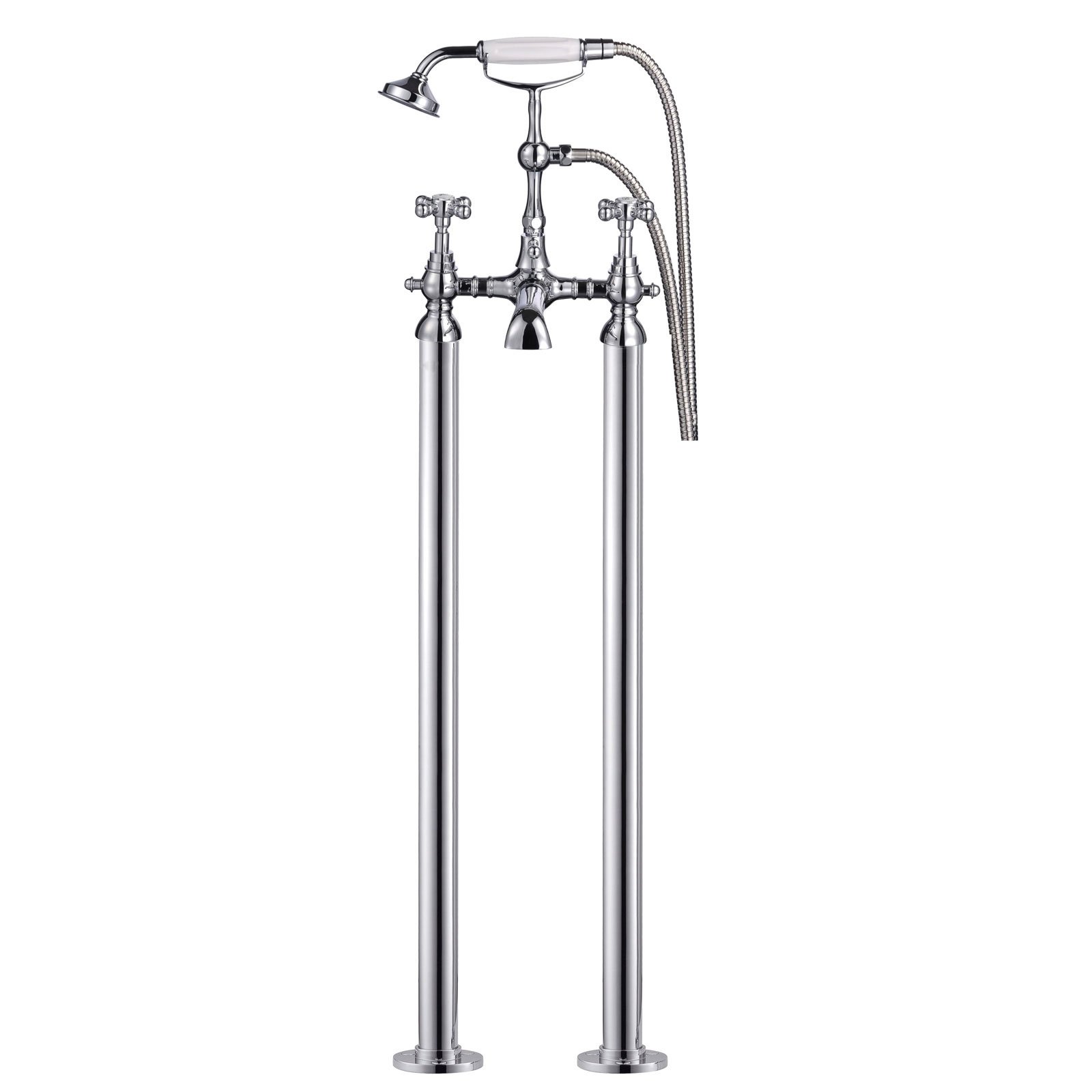 Edwin Freestanding Bath Shower Mixer Tap Chrome