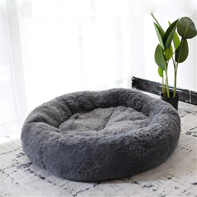 Foto 5 de 8 de POPOTI Extra Large Dog Beds Sofa,Deluxe Fluffy Washable Round Dog Pillow Cat Cushion Pet Bed for Cat and Dog…