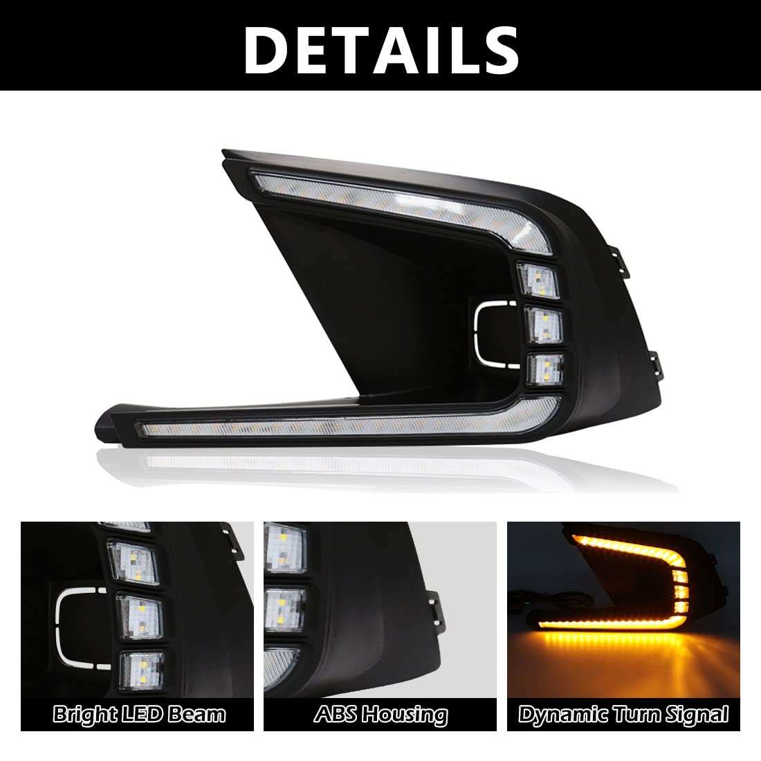LEDフォグランプ、高輝度省エネ防塵デイタイムランニングライトシビック2022 Amazon | VGETTING デイタイム ランニング ライト ホンダ シビック