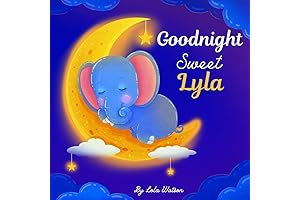 Personalized Goodnight Sweet Lyla Children's Storybook: A Tailored Bedtime Adventure for Your Little One