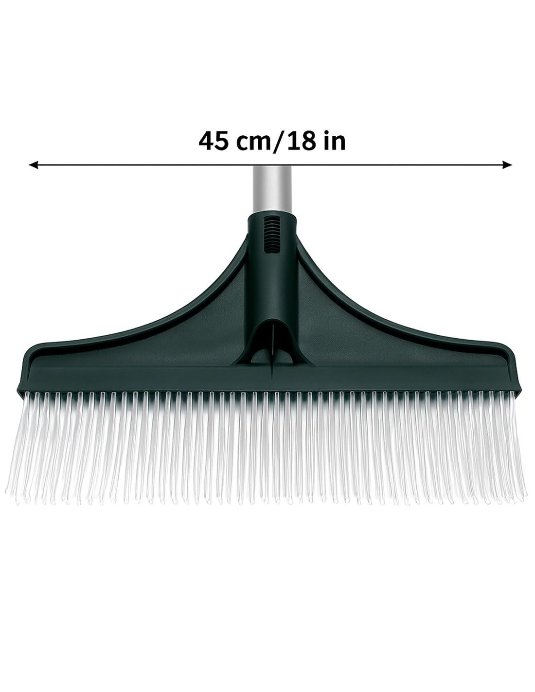 JARDIN202 - Rastrillo para peinar Barrer Césped Artificial Deluxe | Cepillo con Mango Incluido| Hojas | pelos