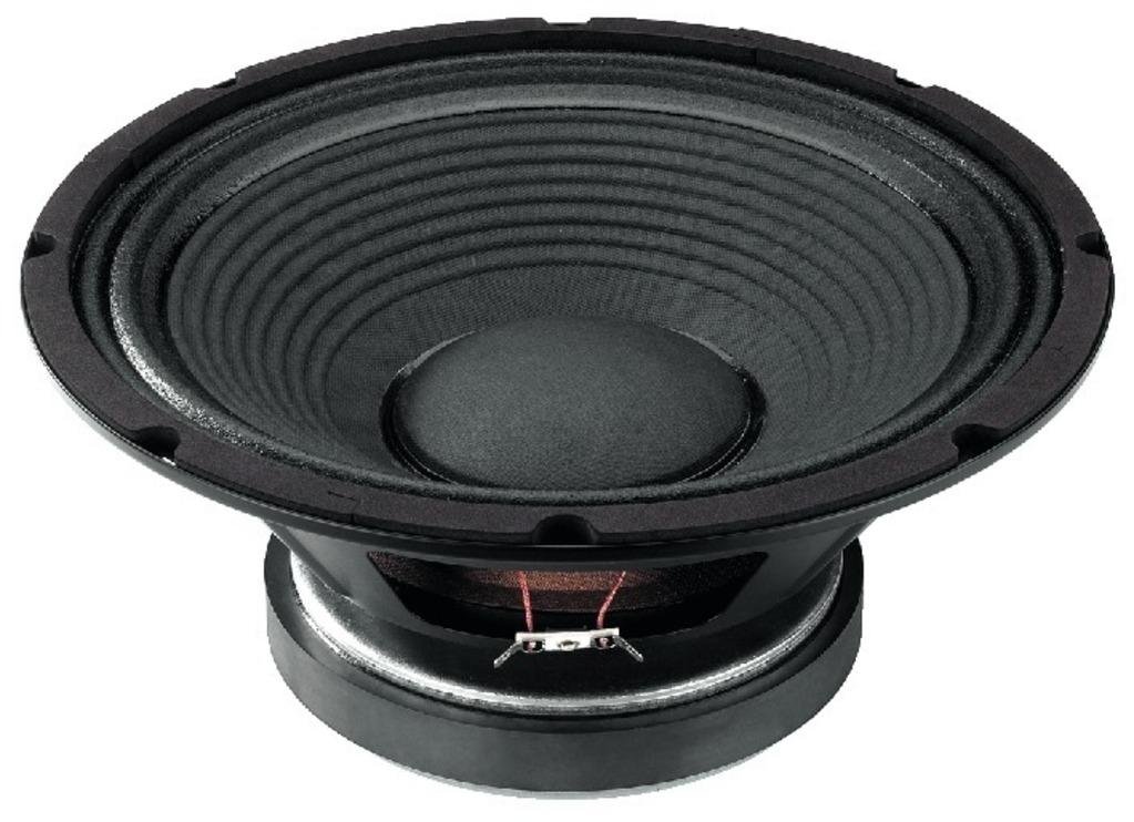 MONACOR SP-12/200PA PA-Tiefmitteltöner, 200 Watt Bass Speaker für den Einsatz in kompakten Fullrange Boxen und ideal kombinierbar mit Mittelhochtönern, in Schwarz, 10.2520