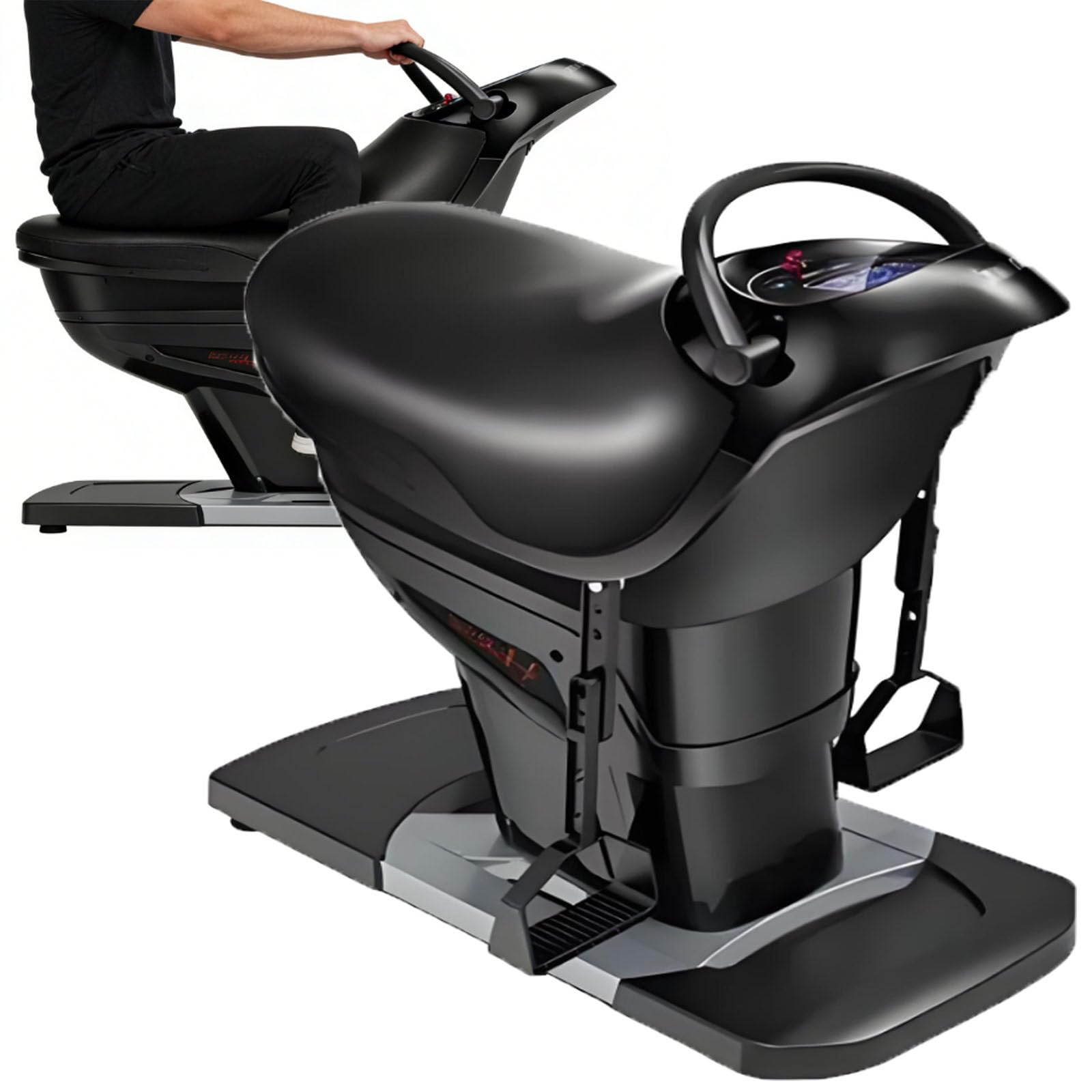 3D-Simulations-Bauchtrainer Mit Elektrischem Reitgerät,LCD & Vibration