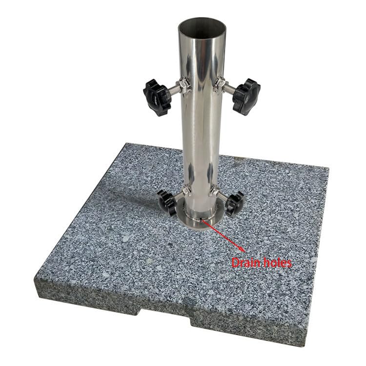Support Parasol Métal Réglable VANROUG - Pour Terrasses, Quais, Tables De Pique-nique - Support Jusqu'à 22,7 Kg - 6