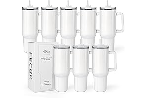 Fecbk 40 oz Tumbler with Handle and Straw