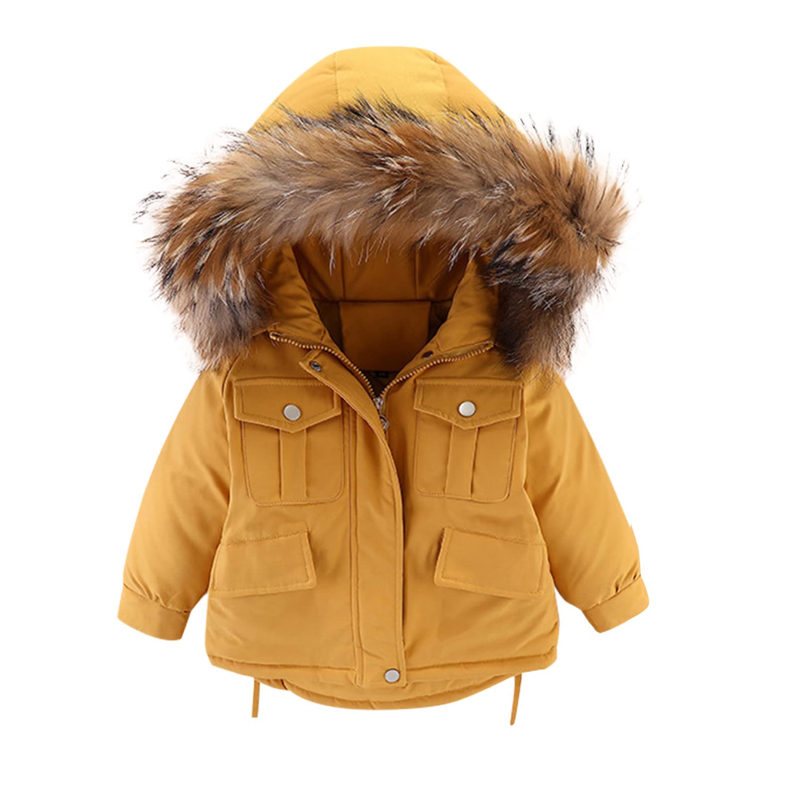 Bebé Niños Niñas Niños Invierno Grueso Cálido Con Capucha Abajo Abrigo Abajo Paraks Pantalones Mono Traje de nieve Conjunto Overol De Hombre