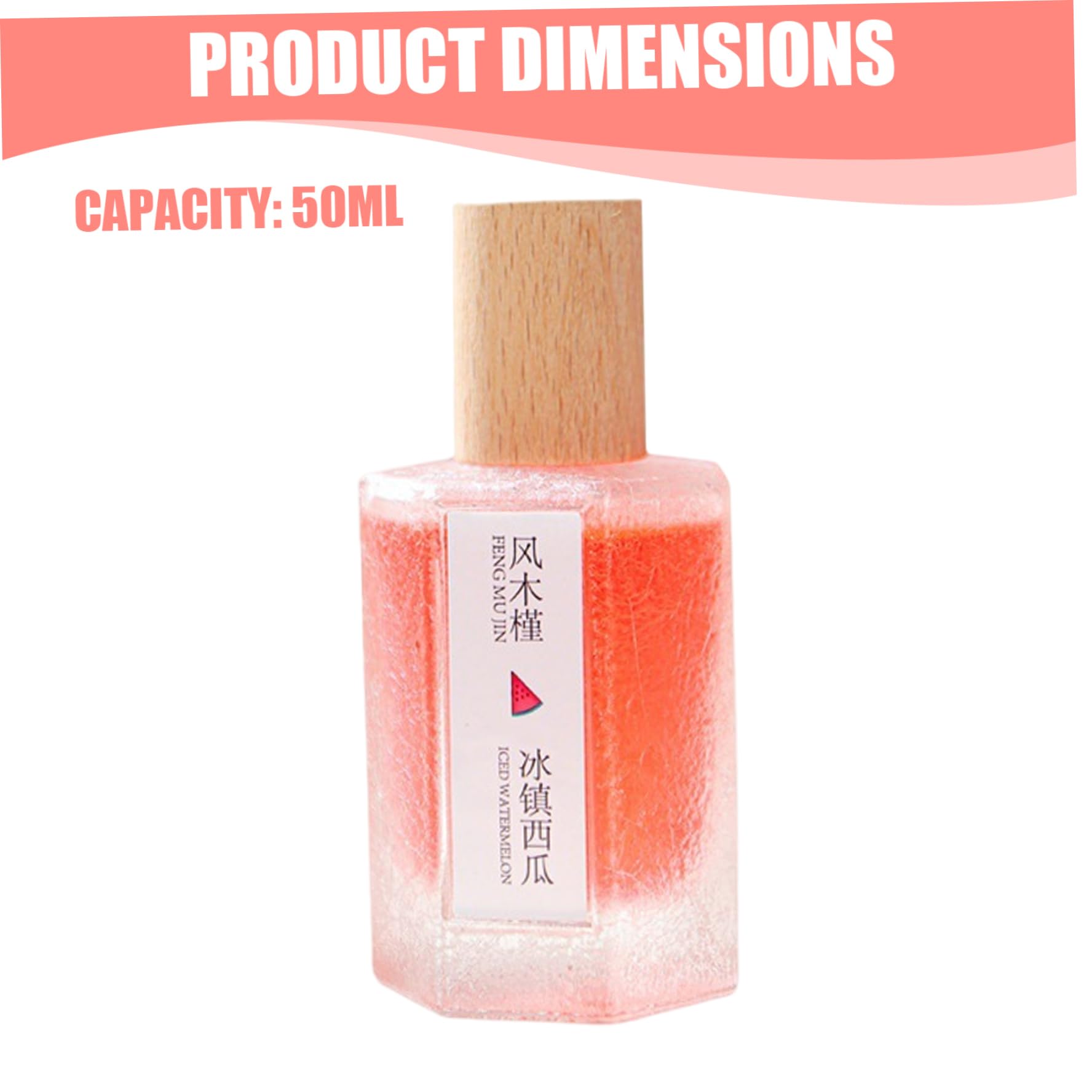 Perfumes para mujeres 50 ml sandía perfume perfume aceite fórmula natural perfumes de fragancia duradera para mujeres