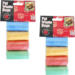 Allary #1015 Pet Waste Clean Up Bags-60 Bags Per Package (Set of 2 Packages of Bags (120 bags))