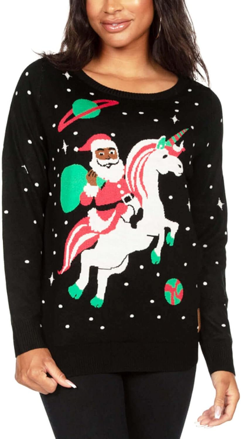 Tipsy Elves Ugly Christmas Sweaters for Women - Funny Festive Womens Christmas Sweaters - Cute Winter Holiday Outfit