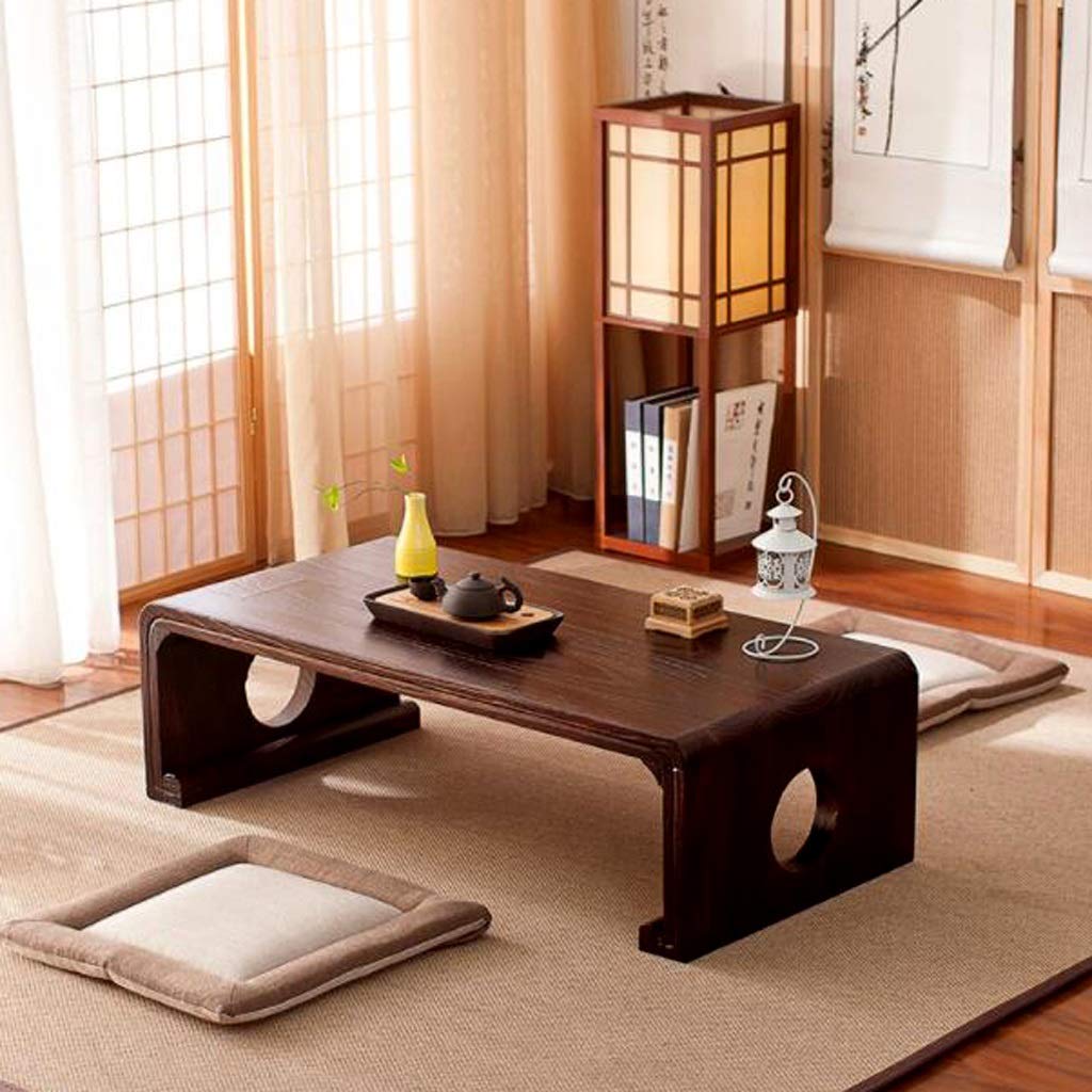 Solid Wood Coffee Table Japanese Style Coffee Table Bay Window Table